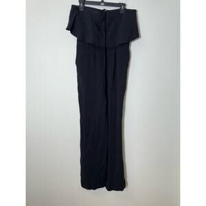 Worth New York Black Halter Jumpsuit Sz 4